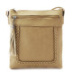 Světle hnědá crossbody dámská kabelka Bakest