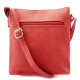 Červená crossbody dámská kabelka Bakest