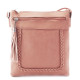 Růžová crossbody dámská kabelka Bakest