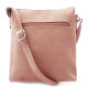 Růžová crossbody dámská kabelka Bakest