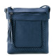 Tmavě modrá crossbody dámská kabelka Bakest