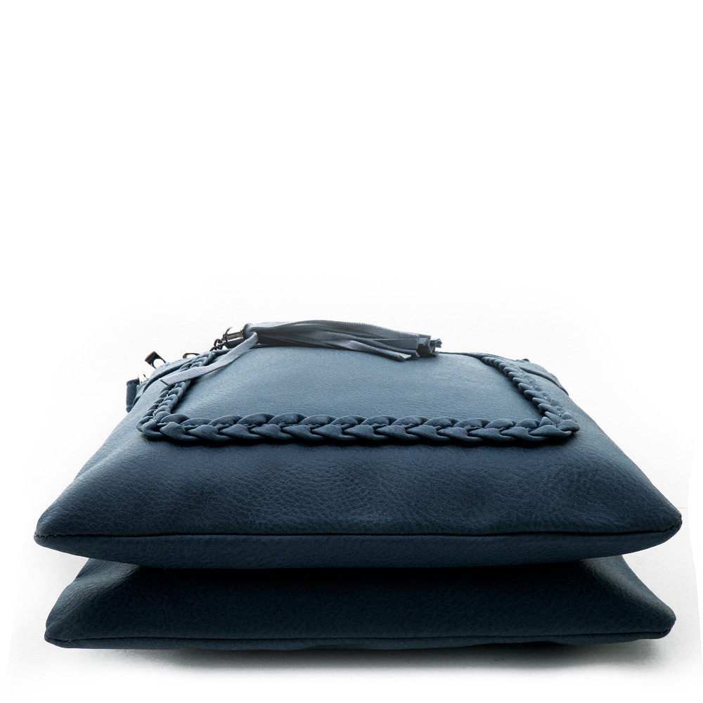 Tmavě modrá crossbody dámská kabelka Bakest