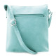 Světle modrá crossbody dámská kabelka Bakest
