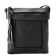 Černá crossbody dámská kabelka Bakest