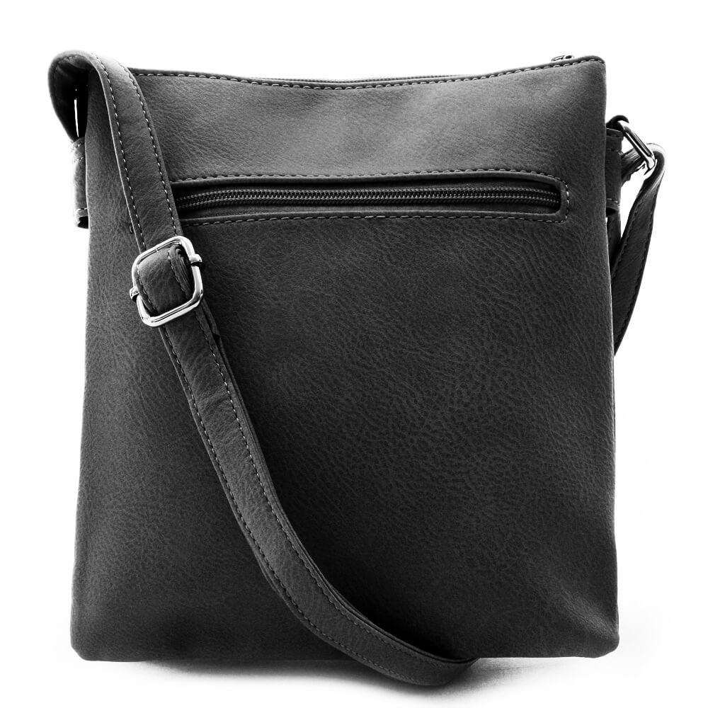 Černá crossbody dámská kabelka Bakest