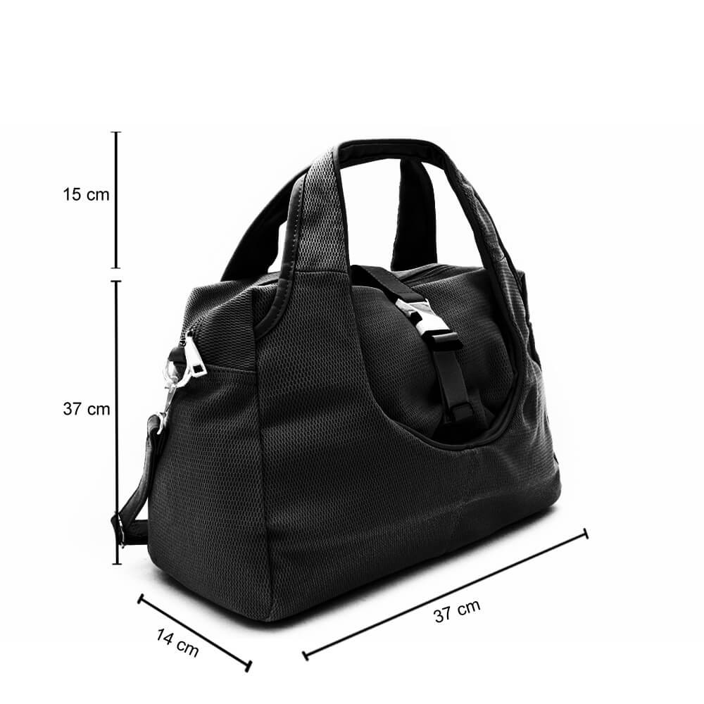 Černá dámská taška do ruky i přes rameno Izumi