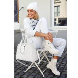 Bílá dámská taška do ruky i přes rameno Izumi