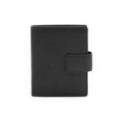 Černá pánská kožená peněženka se zápinkou Jonah