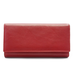 Červená kožená číšnická peněženka Kaeden