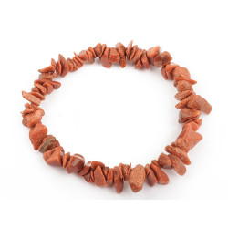 Hnědý dámský náramek z minerálů Aventurin