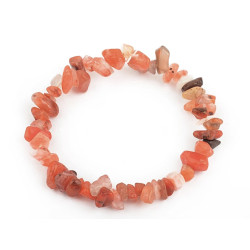 Červený dámský náramek z minerálů Karneol