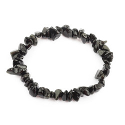 Černý dámský náramek z minerálů Obsidian