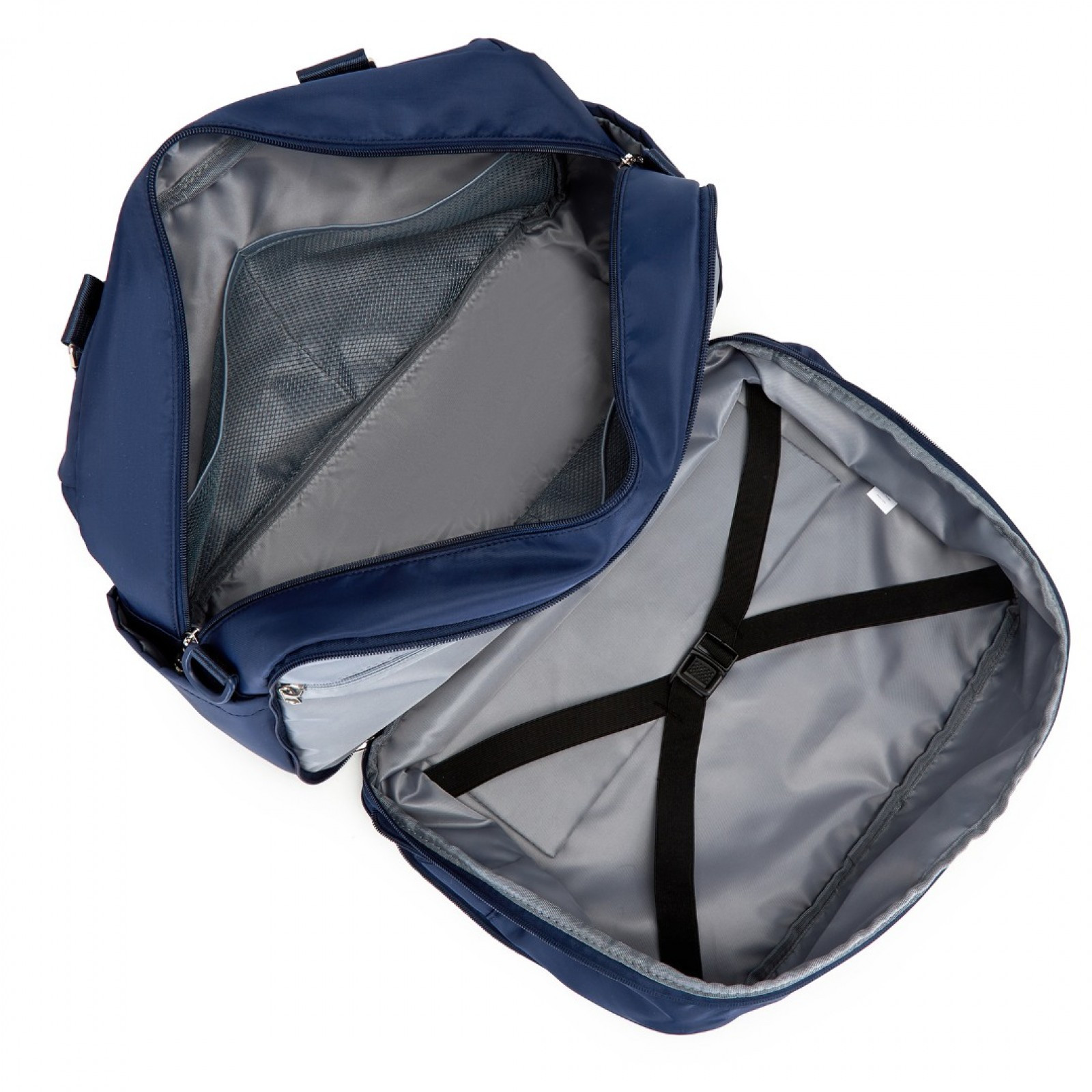 Tmavě modrá voděodolná multifunkční cestovní taška Elfrida