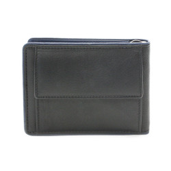 Černomodrá pánská kožená peněženka - dolarovka Angelica