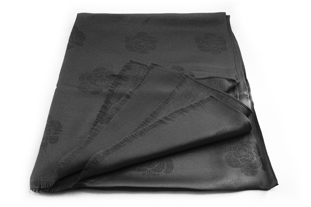 Černý dámský elegantní šátek Everleigh
