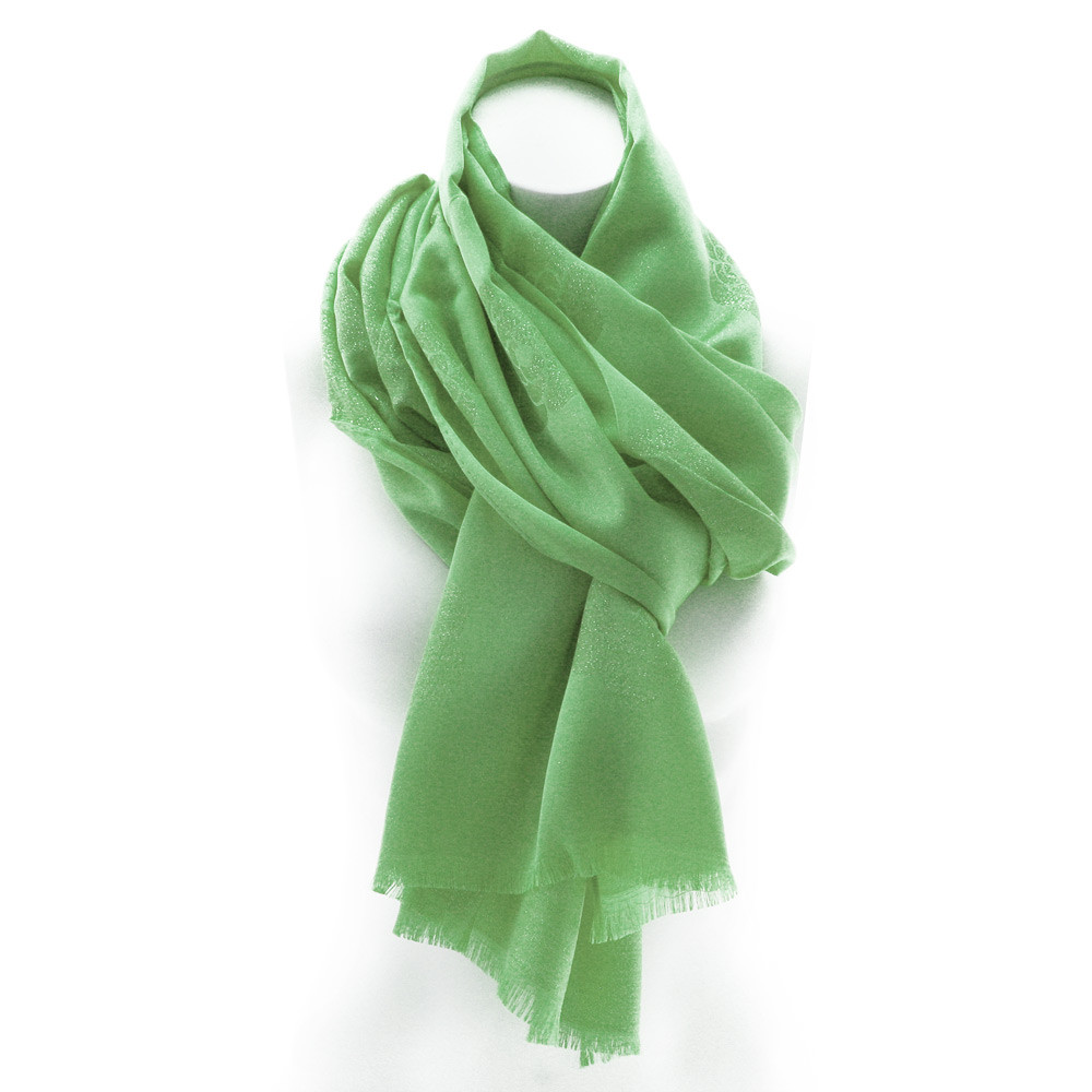 Zelený dámský elegantní šátek Everleigh