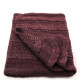 Vínově červená dámská pletená šála Thais