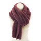 Vínově červená dámská pletená šála Thais