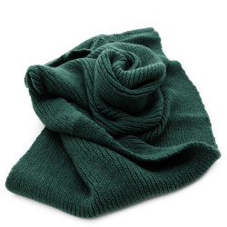 Tmavě zelený pletený dámský nákrčník Rivera