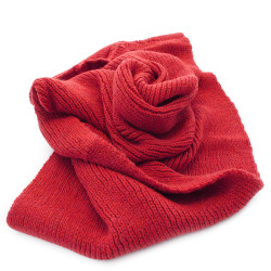 Červený pletený dámský nákrčník Rivera