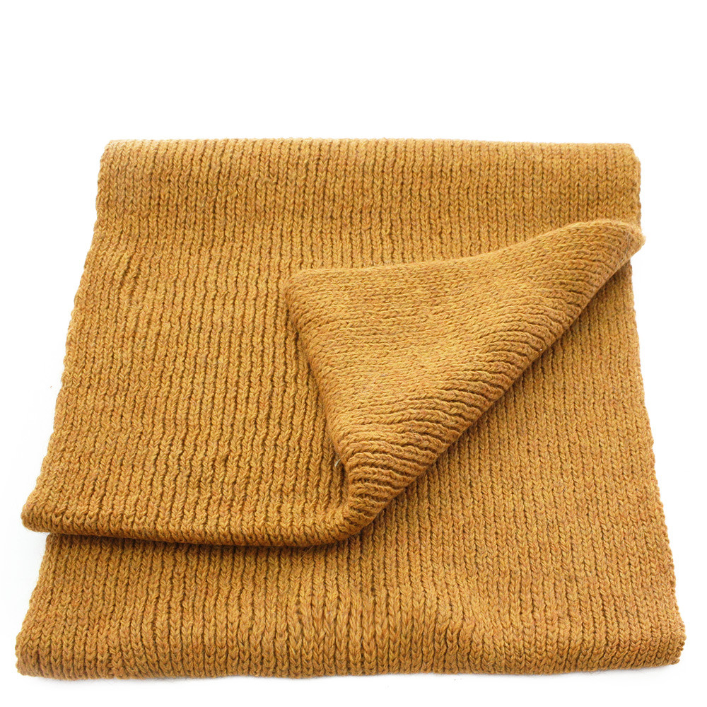 Žlutý pletený dámský nákrčník Rivera