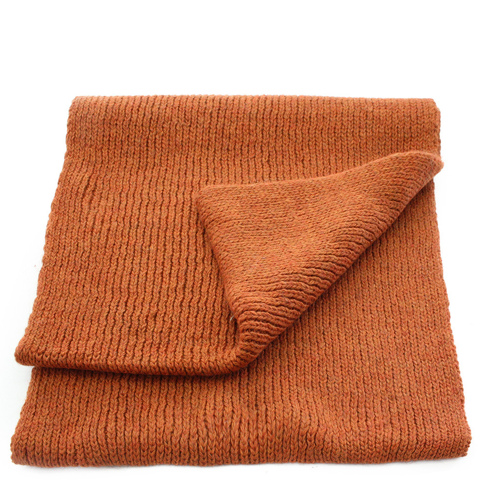 Oranžový pletený dámsky nákrčník Rivera