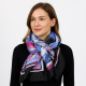 Modrý barevný dámský elegantní šátek Noelia