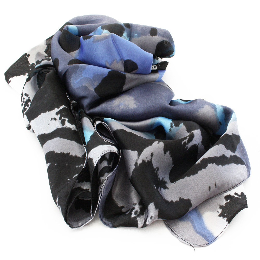 Šedý dámský elegantní šátek Noelia