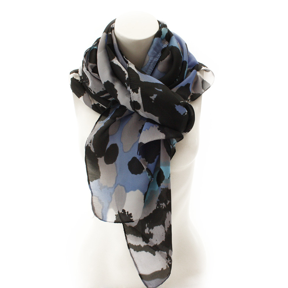 Šedý dámský elegantní šátek Noelia