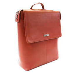 Tmavě růžová sada dámského batohu, etue a klíčenky Murakami