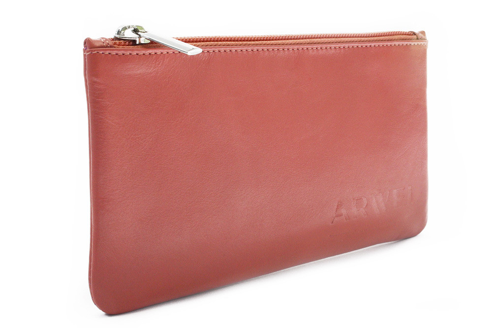 Tmavě růžová sada dámského batohu, etue a klíčenky Murakami