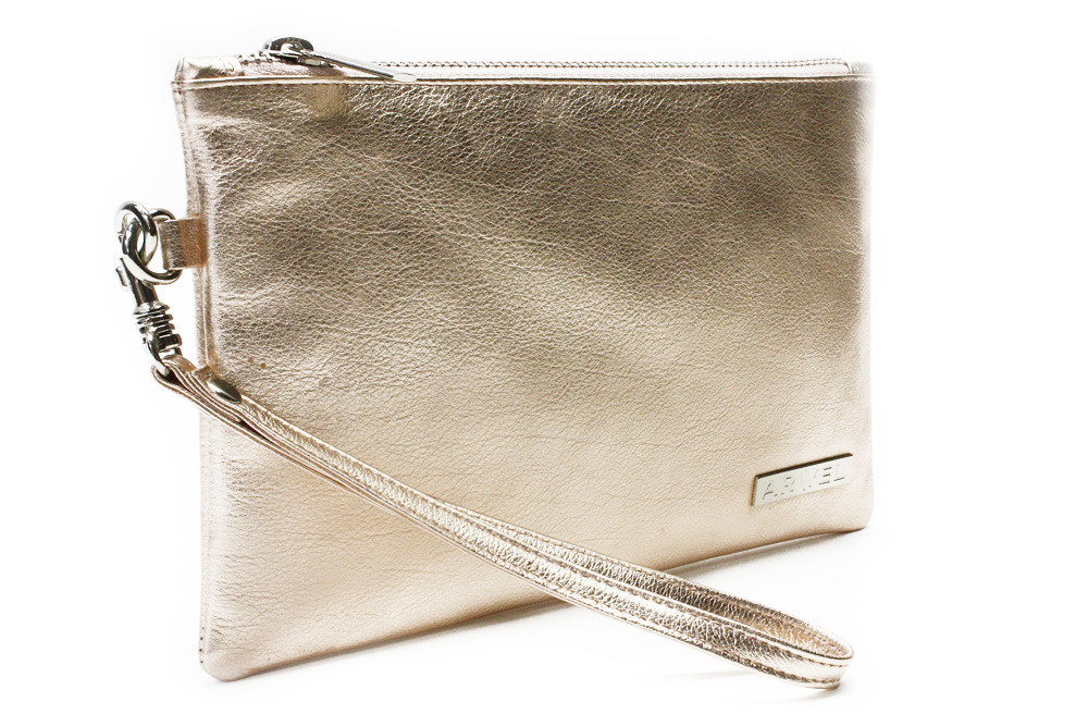 Zlatá sada dámské etue a peněženky Esther