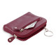 Vínově červená sada dámského batohu, peněženky a klíčenky Sakiya