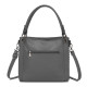 Šedá texturovaná kabelka do ruky i přes rameno Alina