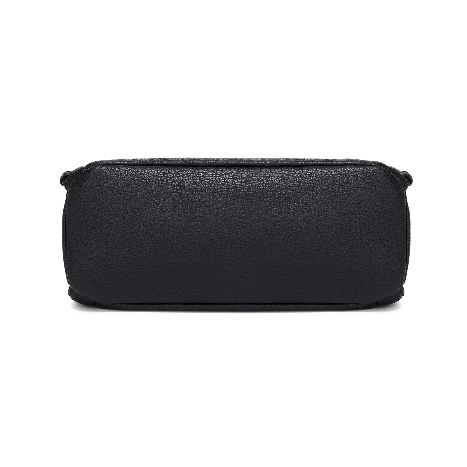 Černá texturovaná kabelka do ruky i přes rameno Alina