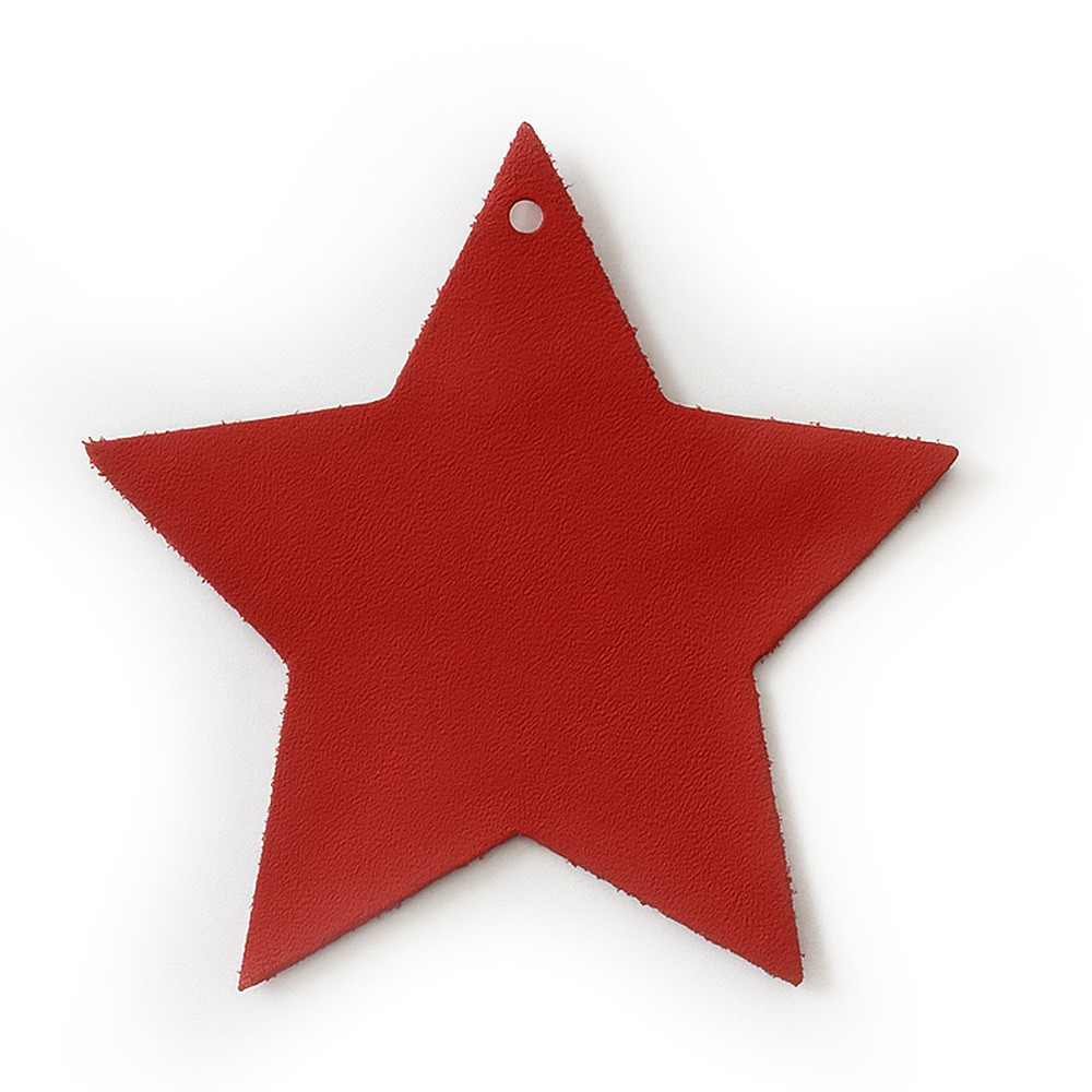 Červená vánoční ozdoba hvězda Gallo