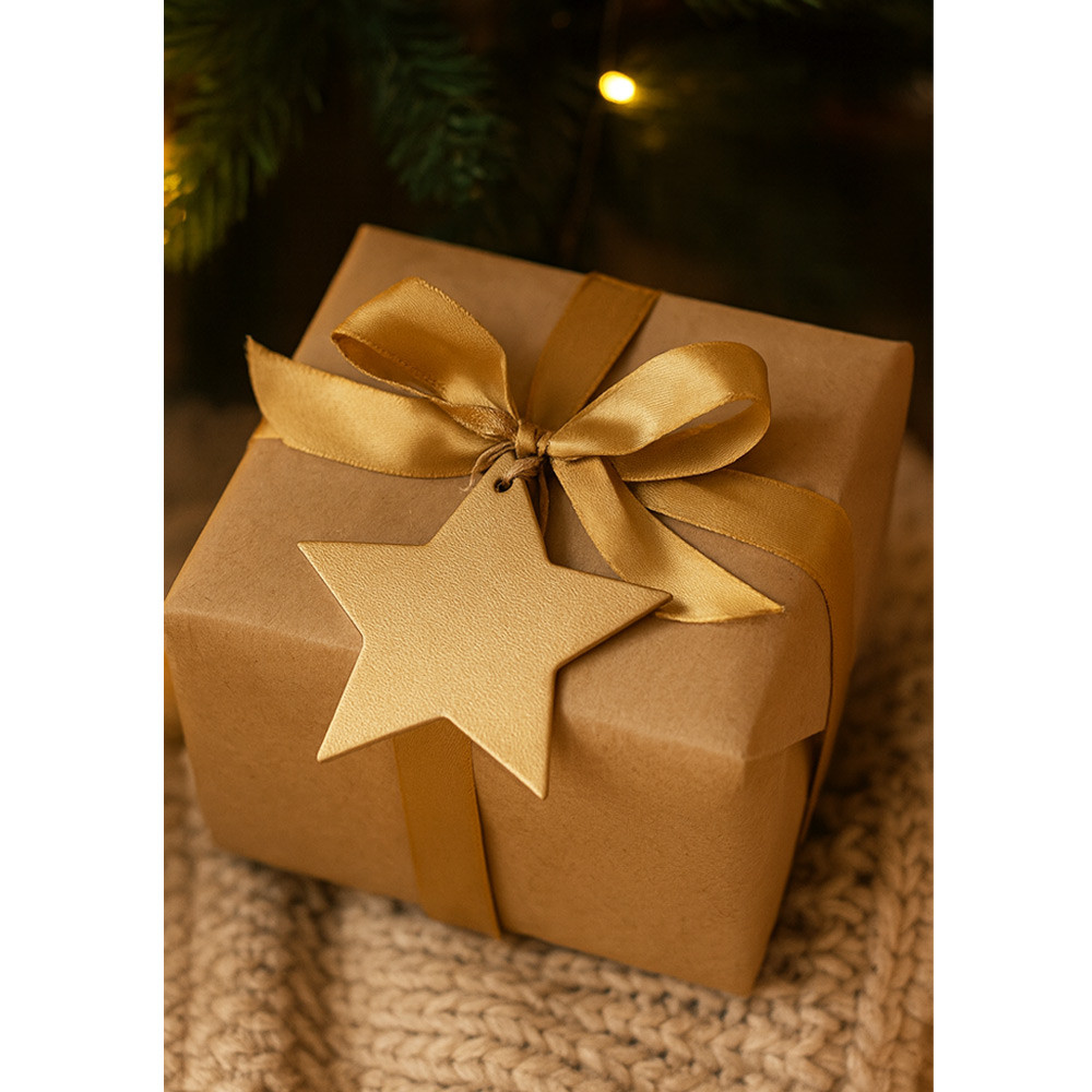 Zlatá vánoční ozdoba hvězda Gallo