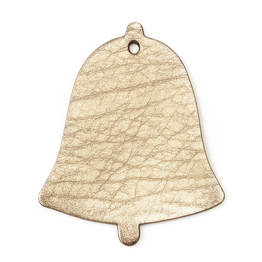 Zlatá vánoční ozdoba zvonek Cabrera