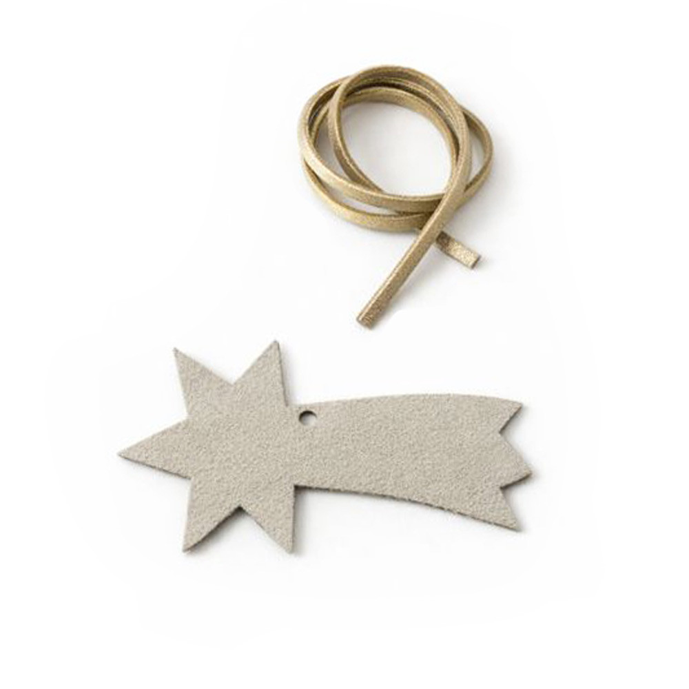 Zlatá vánoční ozdoba stromeček Robbins