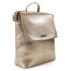 Růžovo zlatý městský kožený batoh Neville
