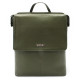 Tmavě zelený městský kožený batoh Neville