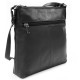 Černá dámská kožená crossbody kabelka Vatie