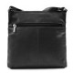Černá dámská kožená crossbody kabelka Vatie