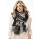 Šedý dámský elegantní šátek Ihor