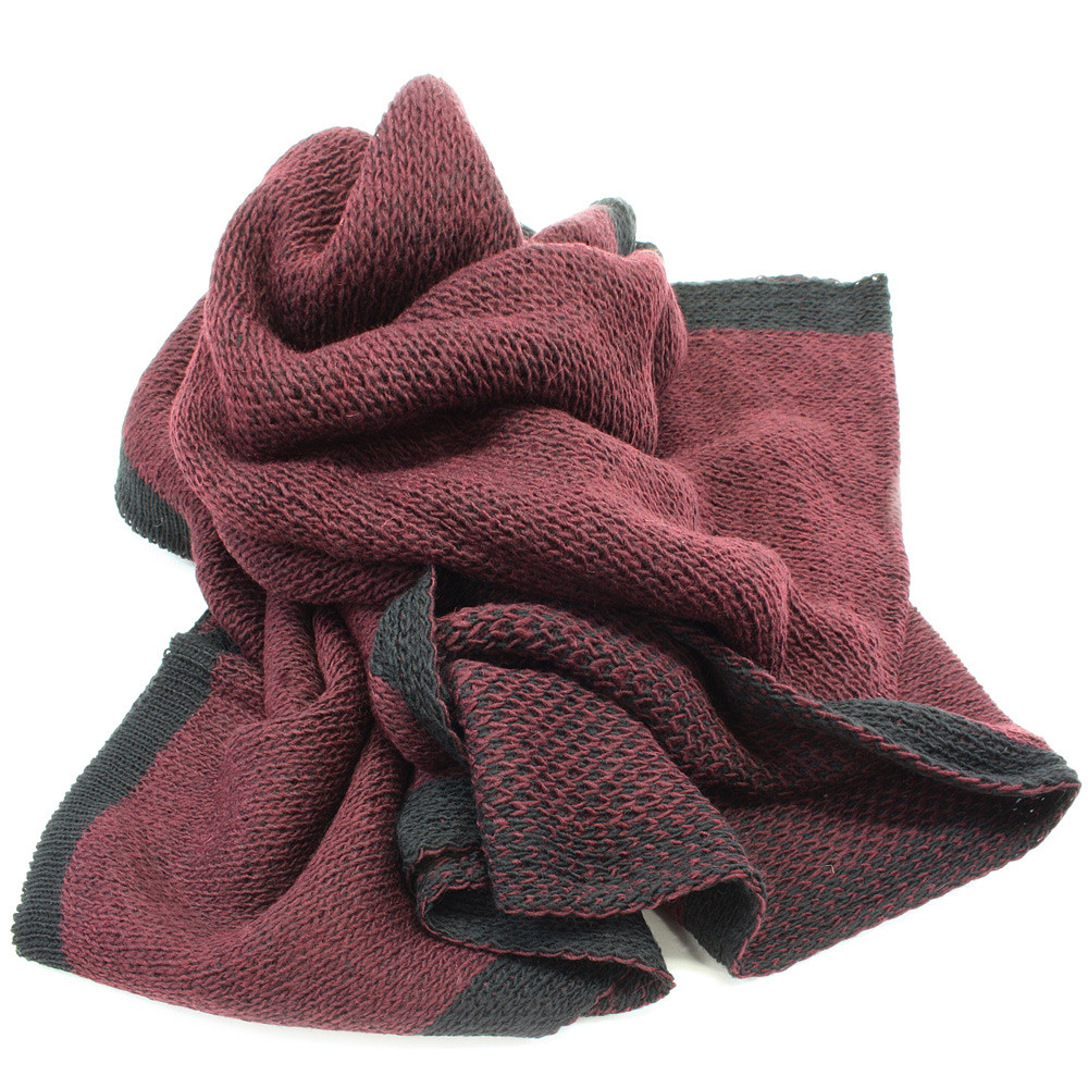 Vínově červený dámský pletený šátek Mathilda