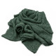 Tmavě zelený dámský pletený šátek Galina