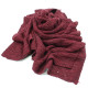 Vínový dámský pletený šátek Galina