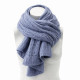 Světle modrý dámský pletený šátek Galina