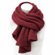 Vínově červený dámský pletený šál Sachiko