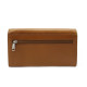 Hnědá dámská klopová kožená peněženka Ellalien